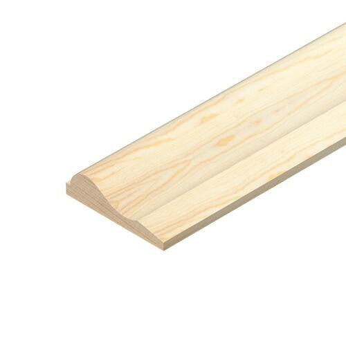 Pine panel mould 34mm x 9mm x 2400mm, straight-grained softwood moulding